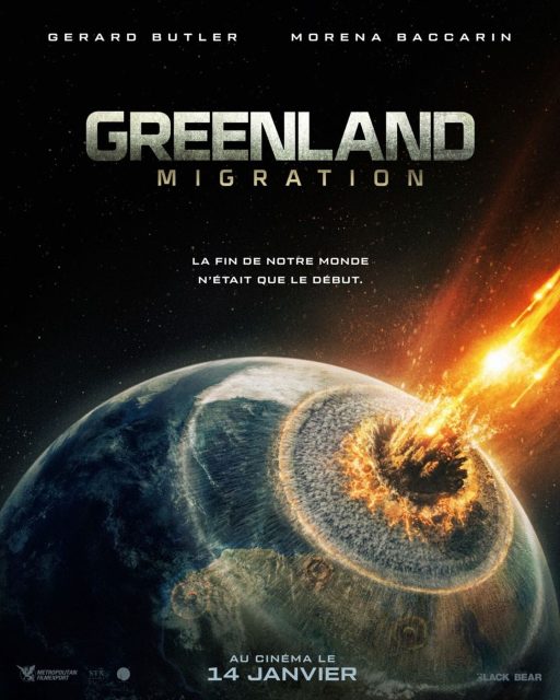 Greenland : migration - Photos et affiches. 2 Affiche Poster de Greenland : migration avec Gerard Butler et Morena Baccarin 2026