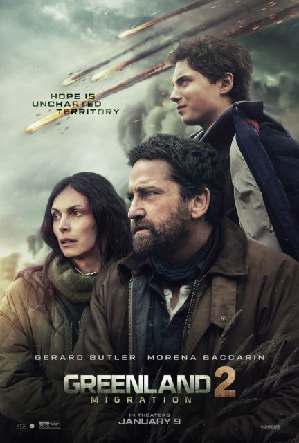 Greenland : migration - Photos et affiches. 3 Affiche Poster de Greenland : migration avec Gerard Butler et Morena Baccarin 2026