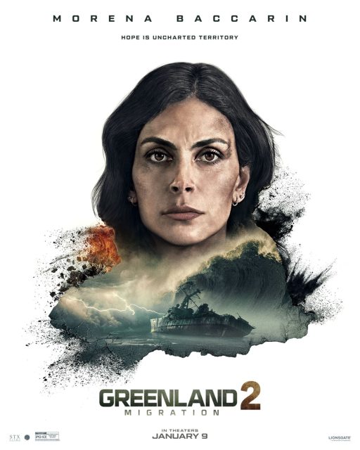 Greenland : migration - Photos et affiches. 6 Affiche Poster de Greenland : migration avec Gerard Butler et Morena Baccarin 2026