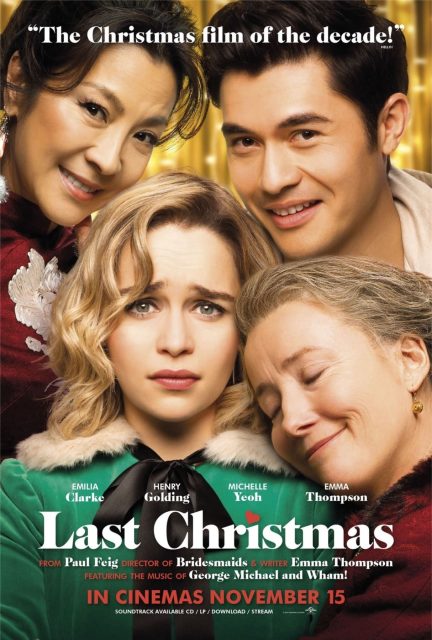 Last Christmas - Photos et affiches. 4 Affiche Poster de Last Christmas avec Emilia Clarke 2019