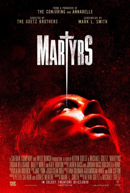 Martyrs - Photos et affiches. 2 Affiche Poster de Martyrs avec Morjana Alaoui et Mylène Jampanoï 2008