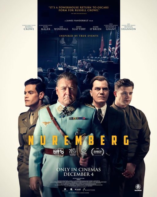 Nuremberg - Photos et affiches. 2 Affiche Poster de Nuremberg avec Rami Malek et Russell Crowe 2025