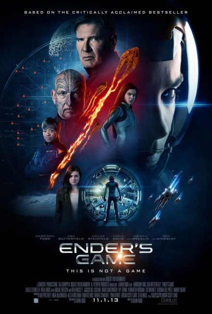 La stratégie Ender - Photos et affiches. 3 Affiche Poster de La stratégie Ender Game avec Asa Butterfield et Harrison Ford 2013