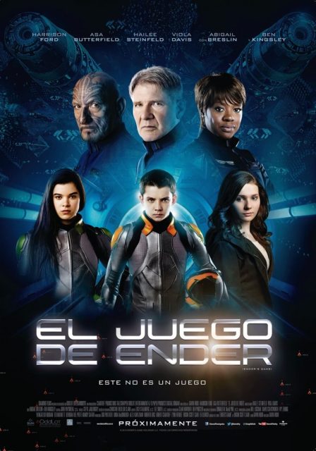 La stratégie Ender - Photos et affiches. 9 Affiche Poster de La stratégie Ender Game avec Asa Butterfield et Harrison Ford 2013