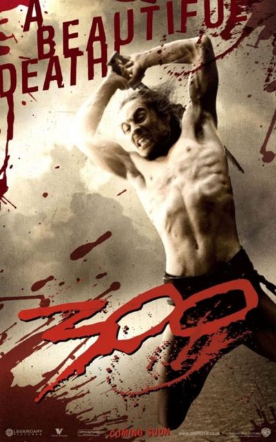 300. 18 Affiche Poster de 300 avec Gerard Butler 2007