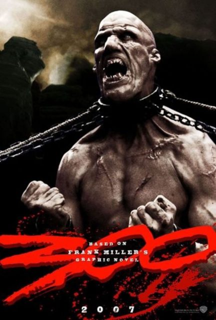 300. 20 Affiche Poster de 300 avec Gerard Butler 2007