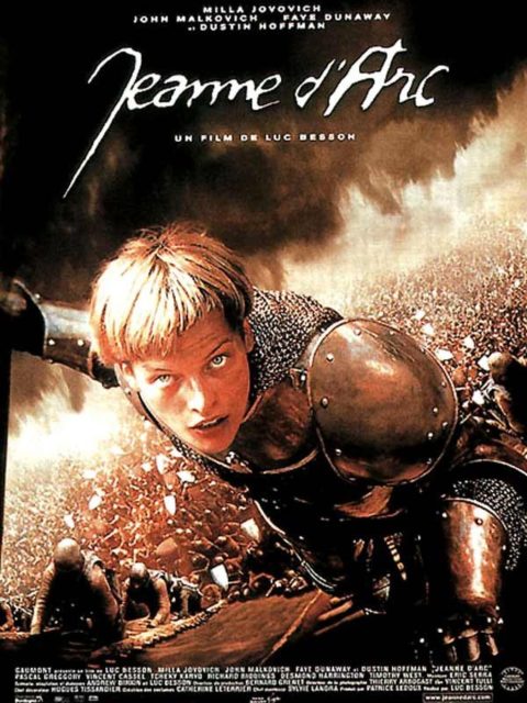 Jeanne d'Arc - Photos et affiches. 1 Affiche Poster de Jeanne d'Arc The Messenger: The Story of Joan of Arc avec Milla Jovovich 1999