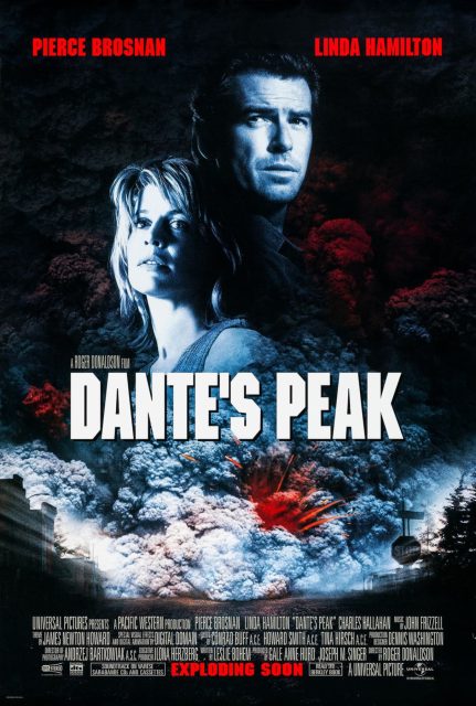 Le Pic de Dante - Photos et affiches. 2 Affiche Poster de Le Pic de Dante Peak avec Pierce Brosnan et Linda Hamilton 1997
