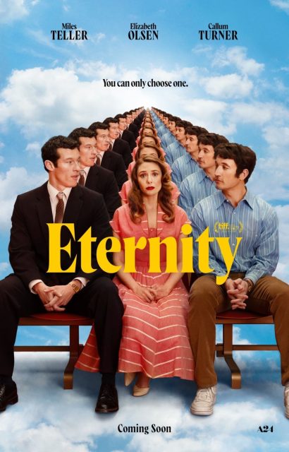 Pour l'éternité. 12 Affiche Poster de Pour l'éternité Eternity avec Miles Teller et Elizabeth Olsen 2025