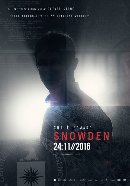Snowden - Photos et affiches. 5 Affiche Poster de Snowden avec Joseph Gordon-Levitt et Shailene Woodley 2016