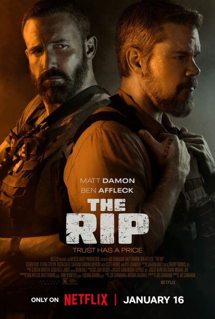 The Rip. 13 Affiche Poster de The Rip avec Matt Damon et Ben Affleck 2026
