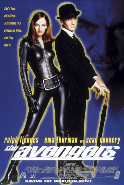 Chapeau melon et bottes de cuir - Photos et affiches. 3 Affiche Poster de Chapeau melon et bottes de cuir The Avengers avec Ralph Fiennes et Uma Thurman 1998