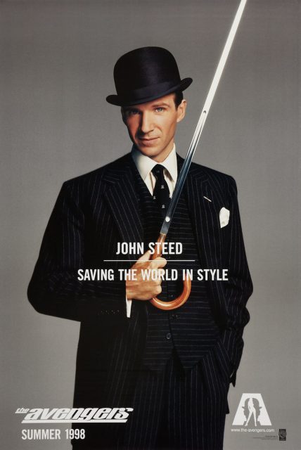Chapeau melon et bottes de cuir - Photos et affiches. 6 Affiche Poster de Chapeau melon et bottes de cuir The Avengers avec Ralph Fiennes et Uma Thurman 1998