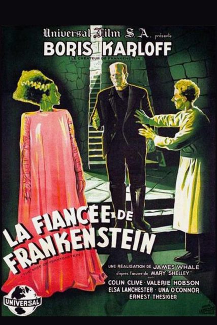 La fiancée de Frankenstein - Photos et affiches. 2 Affiche Poster de La fiancée de Frankenstein Bride avec Boris Karloff 1935