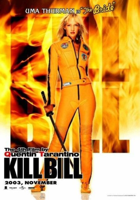 Kill Bill : Volume 1 - Photos et affiches. 4 Affiche Poster de Kill Bill : Volume 1 avec Uma Thurman 2003