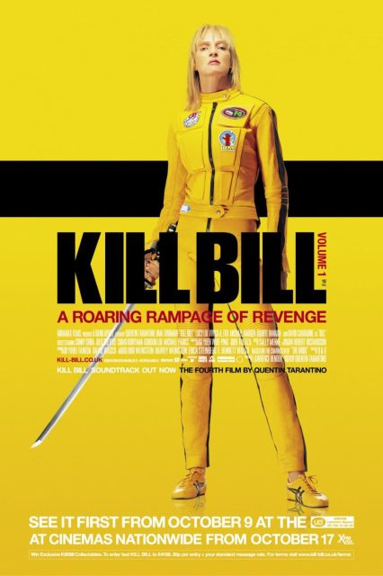 Kill Bill : Volume 1 - Photos et affiches. 6 Affiche Poster de Kill Bill : Volume 1 avec Uma Thurman 2003
