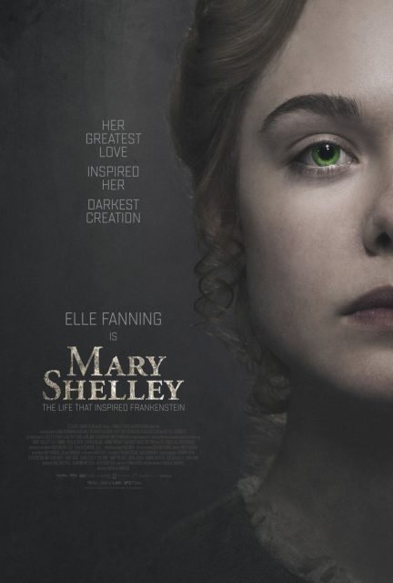Mary Shelley - Photos et affiches. 2 Affiche Poster de Mary Shelley avec Elle Fanning et Douglas Booth 2018