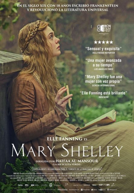 Mary Shelley - Photos et affiches. 3 Affiche Poster de Mary Shelley avec Elle Fanning et Douglas Booth 2018