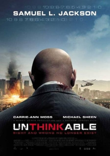 No limit. 12 Affiche Poster de No limit Unthinkable avec Samuel L. Jackson Carrie-Anne Moss et Michael Sheen 2010