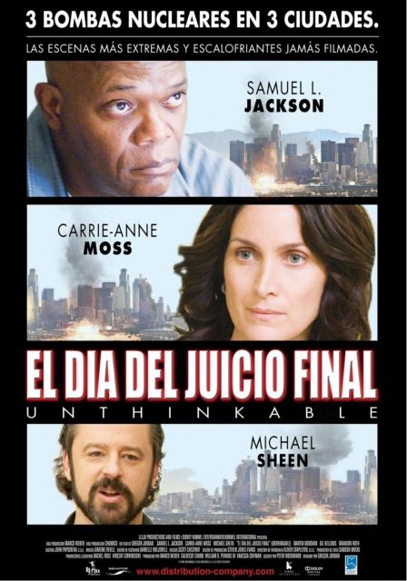 No limit. 14 Affiche Poster de No limit Unthinkable avec Samuel L. Jackson Carrie-Anne Moss et Michael Sheen 2010