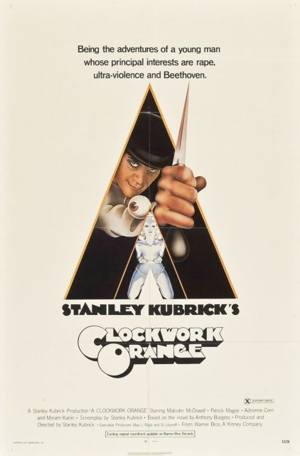 Orange mécanique - Photos et affiches. 2 Affiche Poster de Orange mécanique Clockwork avec Uma Thurman 1972