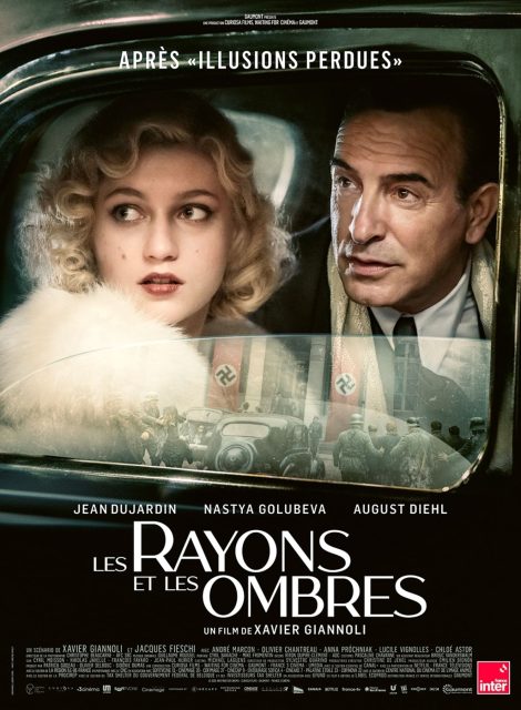 Affiche Poster de Les rayons et les ombres avec Jean Dujardin et Nastya Golubeva Carax 2026