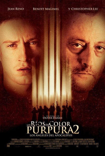 Les Rivières pourpres 2 : Les Anges de l'Apocalypse - Photos et affiches. 2 Affiche Poster de Les Rivières pourpres 2 : Les Anges de l'Apocalypse avec Jean Reno et Benoît Magimel 2004