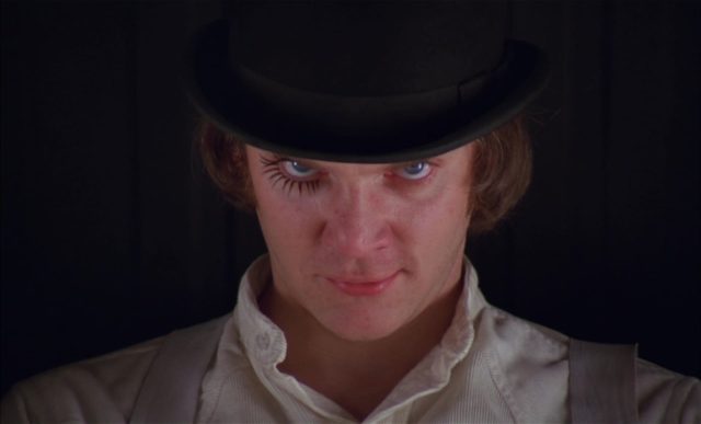 Orange mécanique. 3 Malcolm McDowell dans Orange mécanique Clockwork 1972