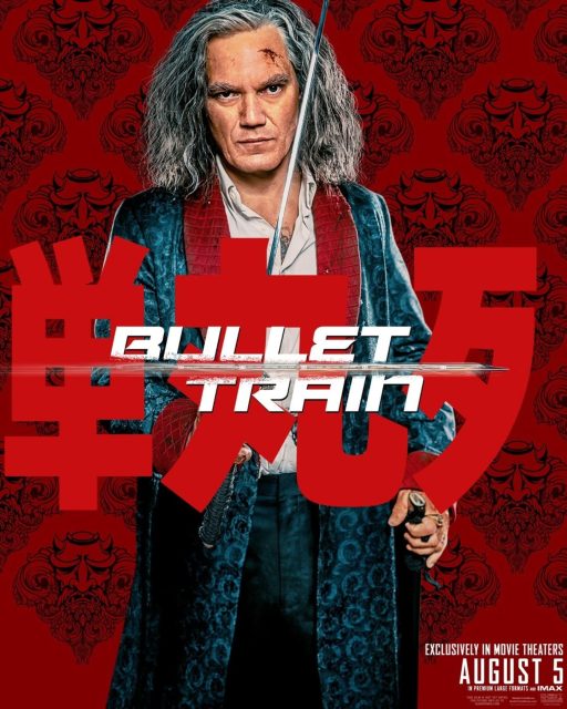Bullet Train - Photos et affiches. 10 Affiche Poster de Bullet Train avec Brad Pitt Joey King et Aaron Taylor-Johnson 2022