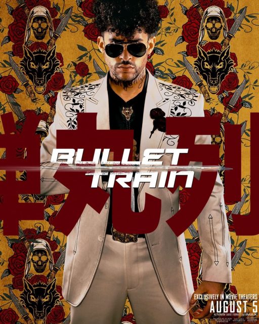 Bullet Train - Photos et affiches. 14 Affiche Poster de Bullet Train avec Brad Pitt Joey King et Aaron Taylor-Johnson 2022