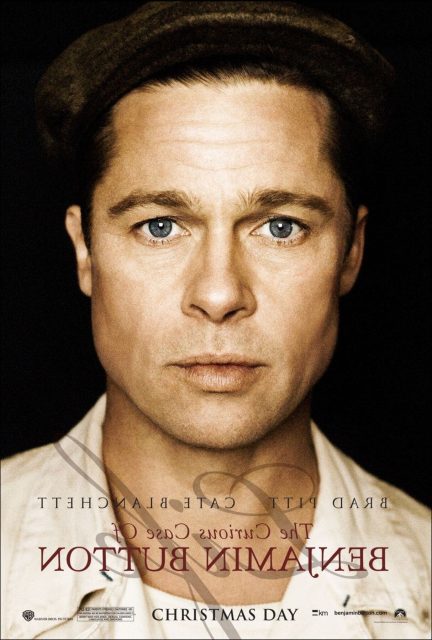L'étrange histoire de Benjamin Button - Photos et affiches. 3 Affiche Poster de L'étrange histoire de Benjamin Button Curious Case avec Brad Pitt et Cate Blanchett 2008