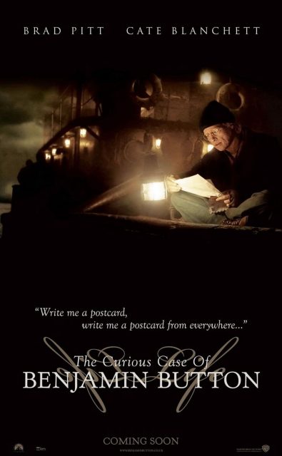 L'étrange histoire de Benjamin Button - Photos et affiches. 8 Affiche Poster de L'étrange histoire de Benjamin Button Curious Case avec Brad Pitt et Cate Blanchett 2008