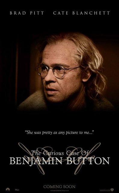 L'étrange histoire de Benjamin Button - Photos et affiches. 9 Affiche Poster de L'étrange histoire de Benjamin Button Curious Case avec Brad Pitt et Cate Blanchett 2008