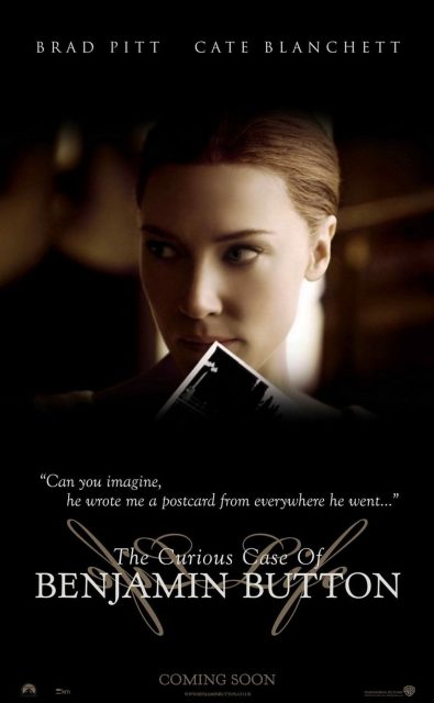 L'étrange histoire de Benjamin Button - Photos et affiches. 10 Affiche Poster de L'étrange histoire de Benjamin Button Curious Case avec Brad Pitt et Cate Blanchett 2008