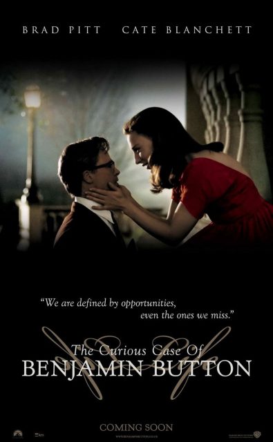 L'étrange histoire de Benjamin Button - Photos et affiches. 11 Affiche Poster de L'étrange histoire de Benjamin Button Curious Case avec Brad Pitt et Cate Blanchett 2008