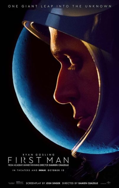 First man : le premier Homme sur la Lune - Photos et affiches. 4 Affiche Poster de First man : le premier Homme sur la Lune avec Ryan Gosling 2018