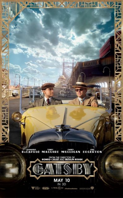 Gatsby le Magnifique - Photos et affiches. 15 Affiche Poster de Gatsby le Magnifique Great avec Leonardo DiCaprio Tobey Maguire et Carey Mulligan 2013