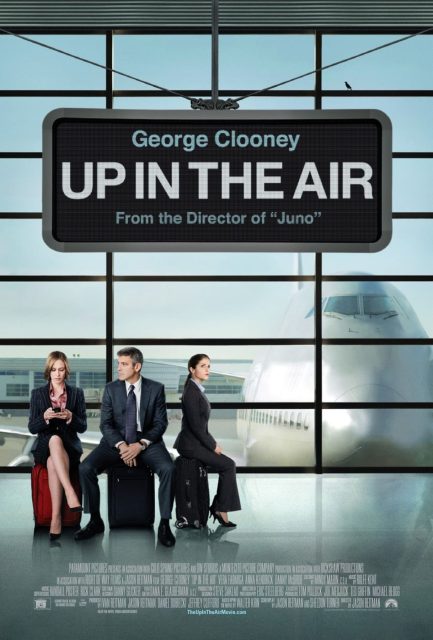 In the air - Photos et affiches. 2 Affiche Poster de Up in the air avec George Clooney Anna Kendrick et Vera Farmiga 2009