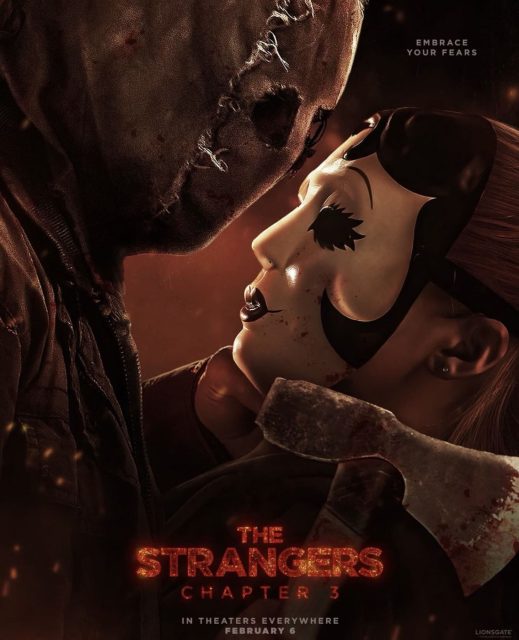 Les intrus : chapitre 3 - Photos et affiches. 2 Affiche Poster de Les intrus : chapitre 3 Strangers avec Madelaine Petsch 2026