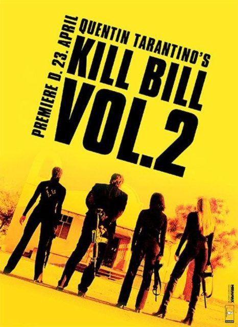 Kill Bill : Volume 2 - Photos et affiches. 3 Affiche Poster de Kill Bill : Volume 2 avec Uma Thurman et David Carradine 2004