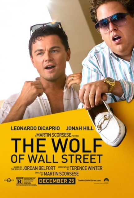 Le loup de Wall Street - Photos et affiches. 8 Affiche Poster de Le loup de Wall Street Wolf avec Leonardo DiCaprio Jonah Hill et Margot Robbie 2013