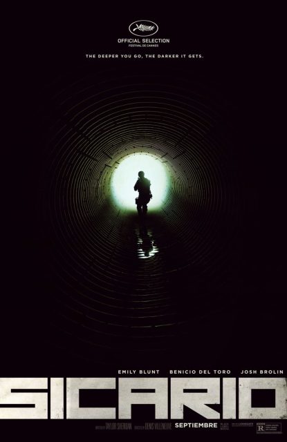 Sicario - Photos et affiches. 4 Affiche Poster de Sicario avec Emily Blunt et Benicio del Toro 2015