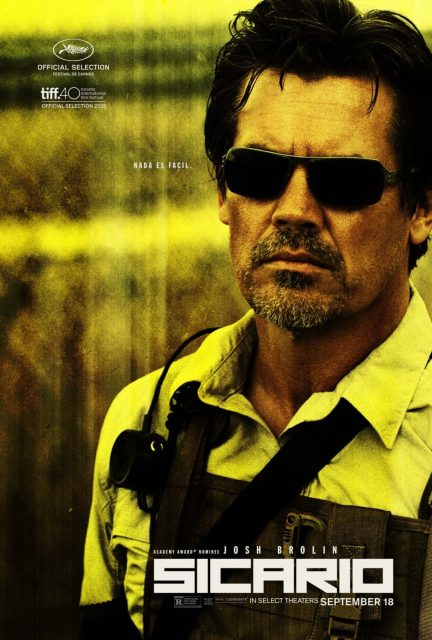 Sicario - Photos et affiches. 8 Affiche Poster de Sicario avec Emily Blunt et Benicio del Toro 2015