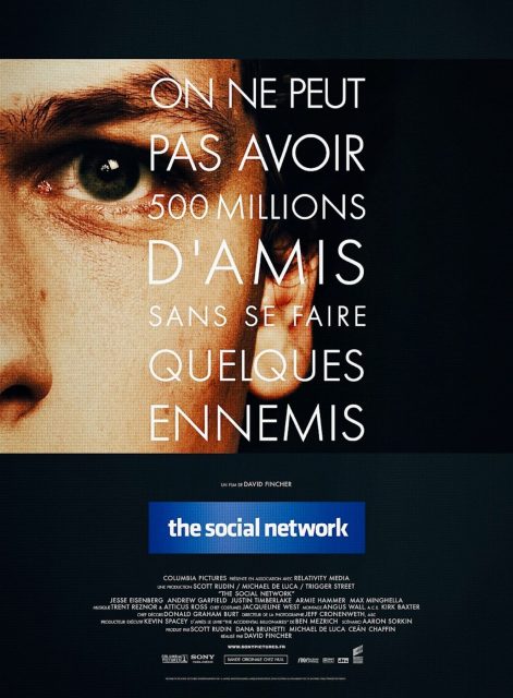 The social network - Streaming. 1 Affiche Poster de The social network avec Jesse Eisenberg Andrew Garfield et Justin Timberlake 2010