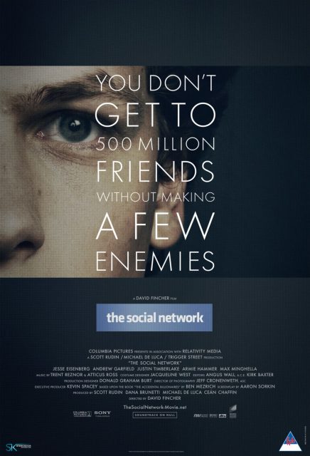 The social network - Photos et affiches. 3 Affiche Poster de The social network avec Jesse Eisenberg Andrew Garfield et Justin Timberlake 2010