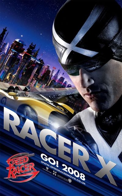 Speed Racer - Photos et affiches. 6 Affiche Poster de Speed Racer avec Emile Hirsch et John Goodman 2008