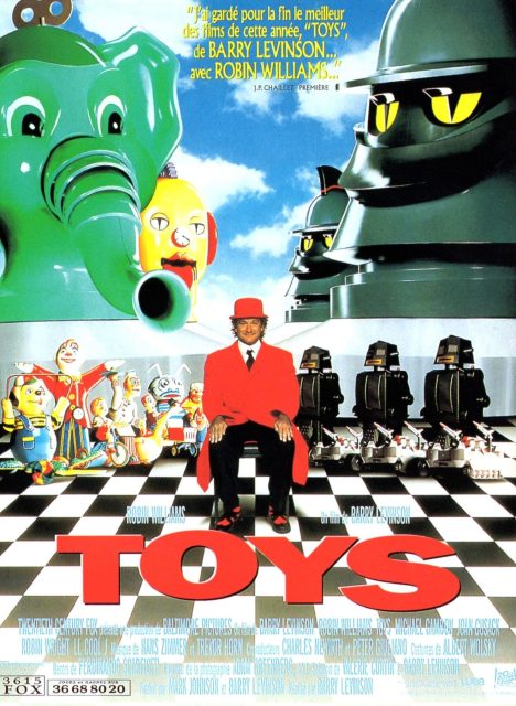 Toys - Streaming. 1 Affiche Poster de Toys avec Robin Williams et Michael Gambon 1992