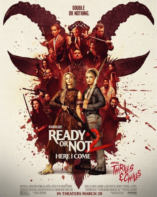 Wedding Nightmare : deuxième partie - Photos et affiches. 4 Affiche Poster de Wedding Nightmare : deuxième partie Ready or Not 2: Here I Come avec Samara Weaving et Kathryn Newton 2026