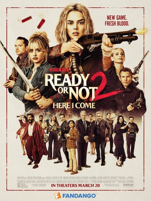 Wedding Nightmare : deuxième partie - Photos et affiches. 5 Affiche Poster de Wedding Nightmare : deuxième partie Ready or Not 2: Here I Come avec Samara Weaving et Kathryn Newton 2026
