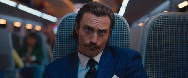 Bullet Train - Photos et affiches. 25 Brad Pitt Joey King et Aaron Taylor-Johnson dans Bullet Train 2022